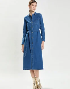 La Petite Etoile Robes|Robe en jean Rym wash