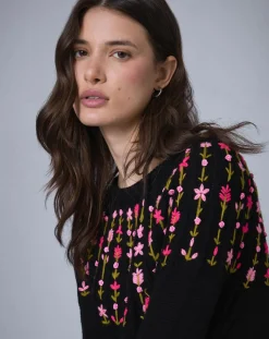 Manoush Robes|Robe en Laine mélangée Claudine noire