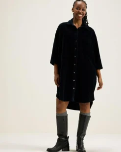 Bellerose Robes|Robe en Velours côtelé Gladys america