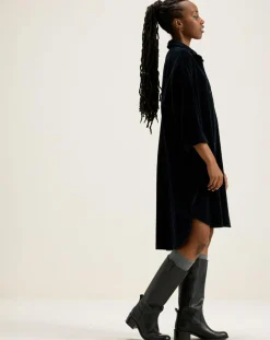 Bellerose Robes|Robe en Velours côtelé Gladys america