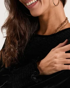 Manoush Robes|Robe en Velours satiné Princesse noire