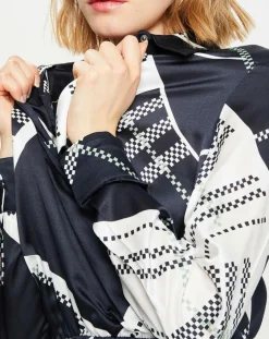 Marc O'Polo Robes|Robe en Viscose & Soie imprimée multicolore