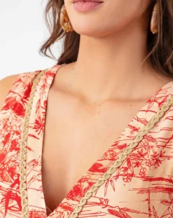 Bleu Blanc Rouge Robes|Robe Fimie rouge