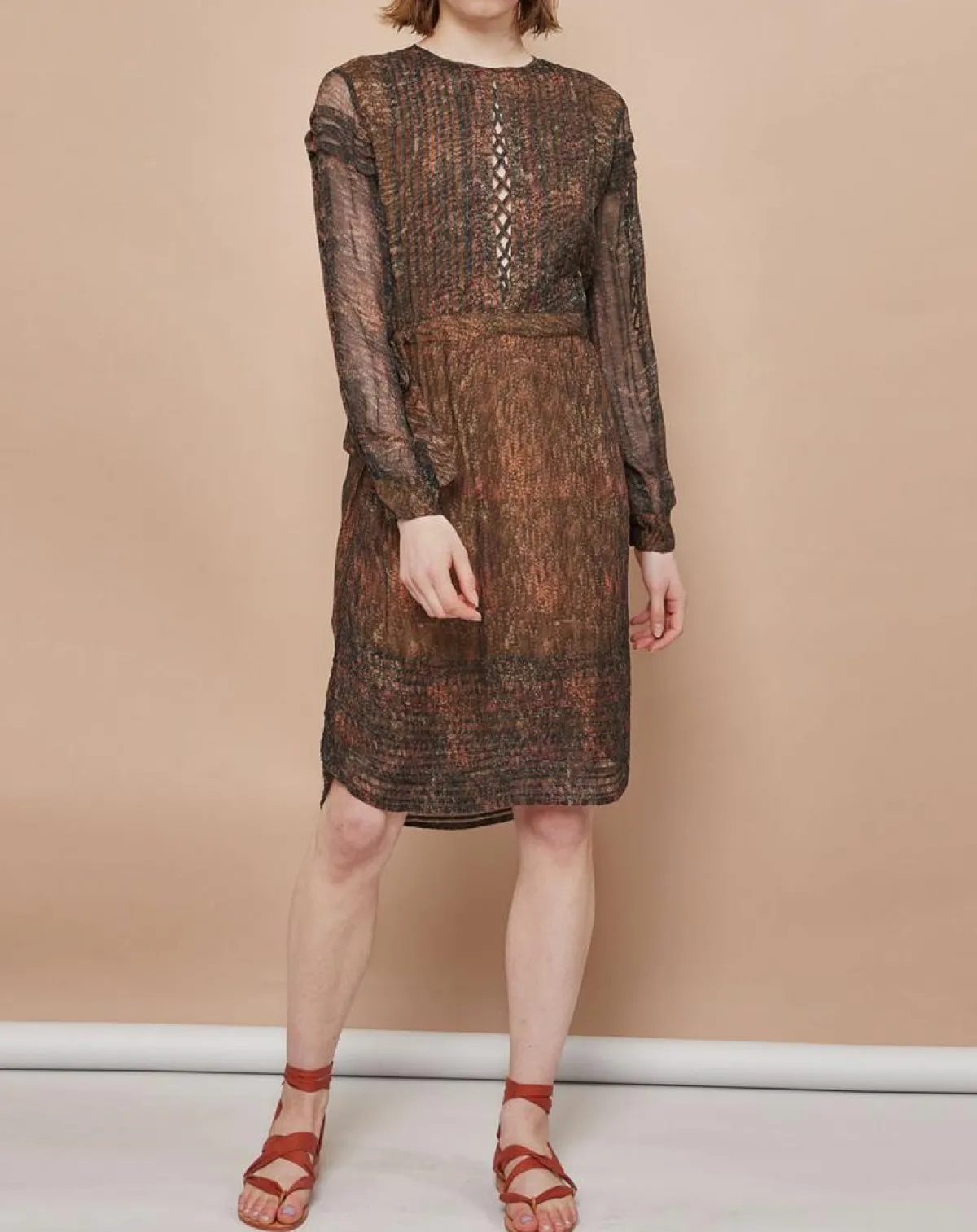 Mare di Latte Robes|Robe Frances granit cumin