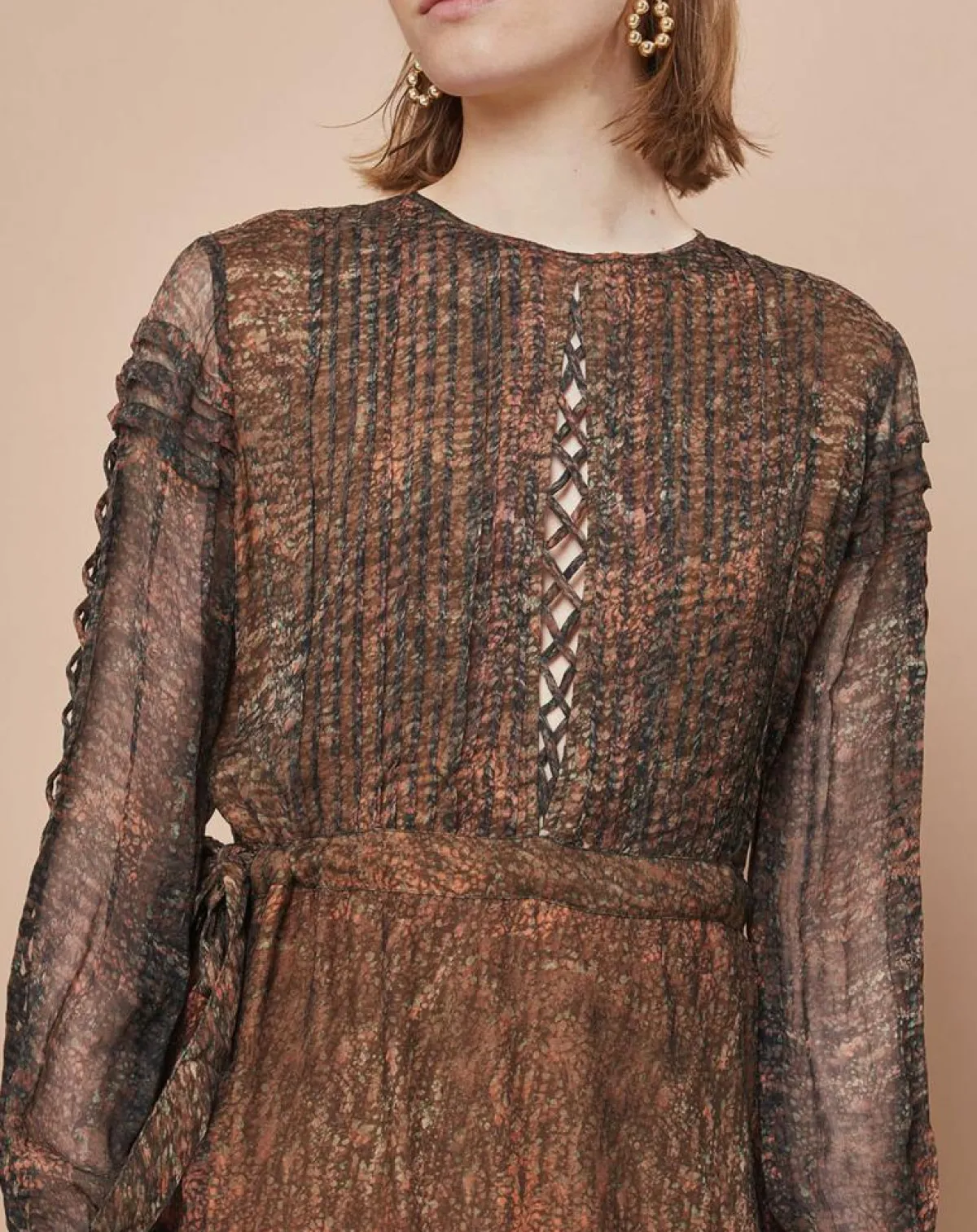 Mare di Latte Robes|Robe Frances granit cumin