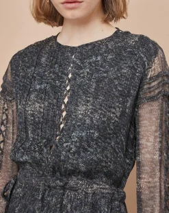 Mare di Latte Robes|Robe Frances granit encre