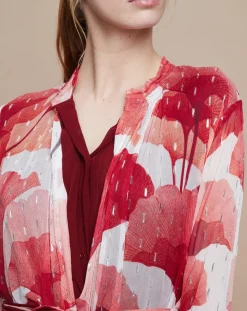 Mare di Latte Robes|Robe Gabrielle Pistil rouge