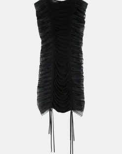 Rochas Robes|Robe Gathered Skinny noire