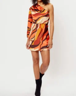 See u Soon Robes|Robe impimée Camille orange