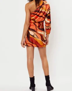 See u Soon Robes|Robe impimée Camille orange