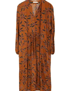 See u Soon Robes|Robe imprimée Beatrice caramel