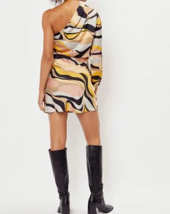 See u Soon Robes|Robe imprimée Camille grise