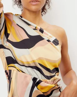 See u Soon Robes|Robe imprimée Camille grise