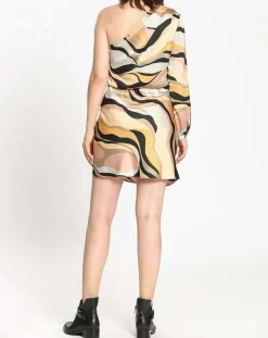 See u Soon Robes|Robe imprimée Camille grise