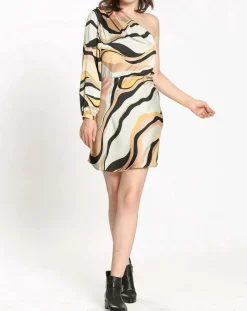 See u Soon Robes|Robe imprimée Camille grise