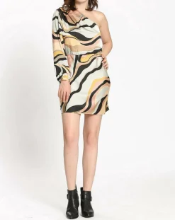 See u Soon Robes|Robe imprimée Camille grise