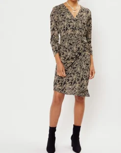 See u Soon Robes|Robe imprimée floral Luna noire