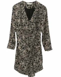 See u Soon Robes|Robe imprimée floral Luna noire