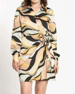 See u Soon Robes|Robe imprimée Margot grise