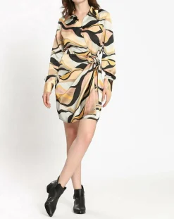 See u Soon Robes|Robe imprimée Margot grise