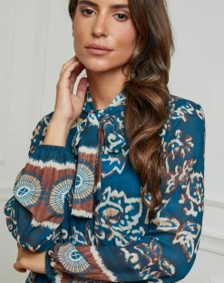 Alice & Charlotte Robes|Robe imprimée mi-longue Charlie canard