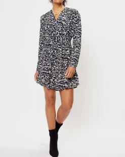 See u Soon Robes|Robe imprimée Nala noire