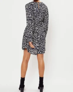 See u Soon Robes|Robe imprimée Nala noire