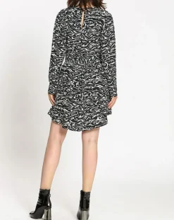 See u Soon Robes|Robe imprimée Nala noire