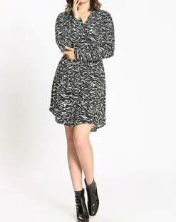 See u Soon Robes|Robe imprimée Nala noire