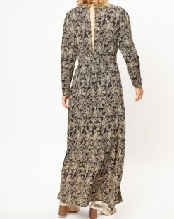 See u Soon Robes|Robe imprimée Noémie noire