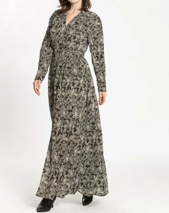 See u Soon Robes|Robe imprimée Noémie noire