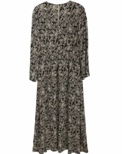 See u Soon Robes|Robe imprimée Noémie noire