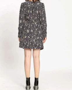 See u Soon Robes|Robe imprimée Sarah bleue