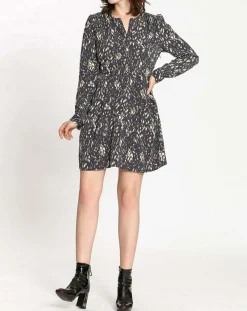 See u Soon Robes|Robe imprimée Sarah bleue