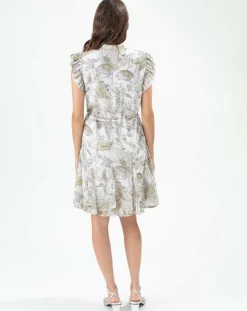 Indies Robes|Robe Inu cachemire argente