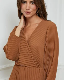 Alice & Charlotte Robes|Robe Jade camel