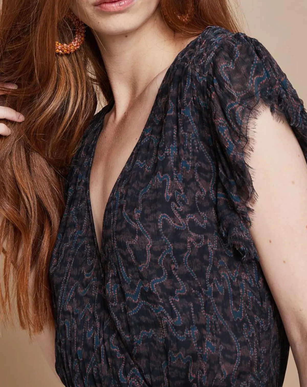 Mare di Latte Robes|Robe Java desert bleu nuit