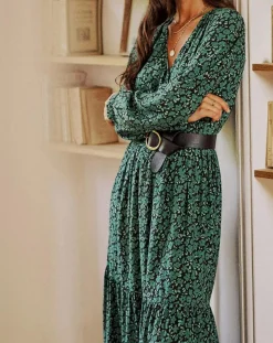 Garance Paris Robes|Robe Karol verte