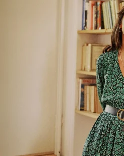 Garance Paris Robes|Robe Karol verte
