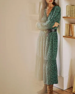 Garance Paris Robes|Robe Karol verte