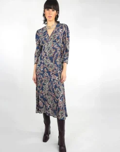 See u Soon Robes|Robe Kassandra imprimée marine