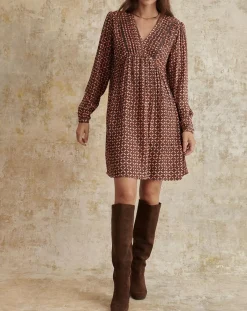 Garance Paris Robes|Robe Kate marron