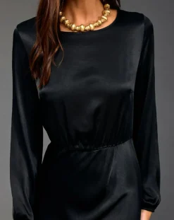 Lauren Vidal Robes|Robe Kimi noire