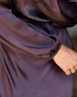 Lauren Vidal Robes|Robe Kimi raisin