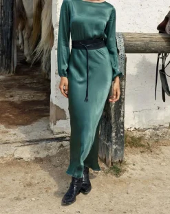 Lauren Vidal Robes|Robe Kimi verte