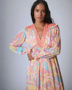 Manoush Robes|Robe longue Bollywood print