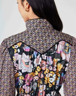 Manoush Robes|Robe longue Carnaby mix print