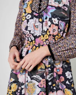 Manoush Robes|Robe longue Carnaby mix print