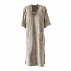 Bed and Philosophy Robes|Robe longue en éponge grise