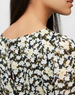 Marc O'Polo Robes|Robe longue fleurie multicolore